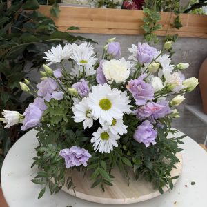 Centro Redondo Clásico de Flores Variadas